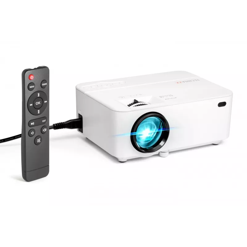 Proiettore standard throw Technaxx TX-113 1800 ANSI Lumen LED 800x480 bianco