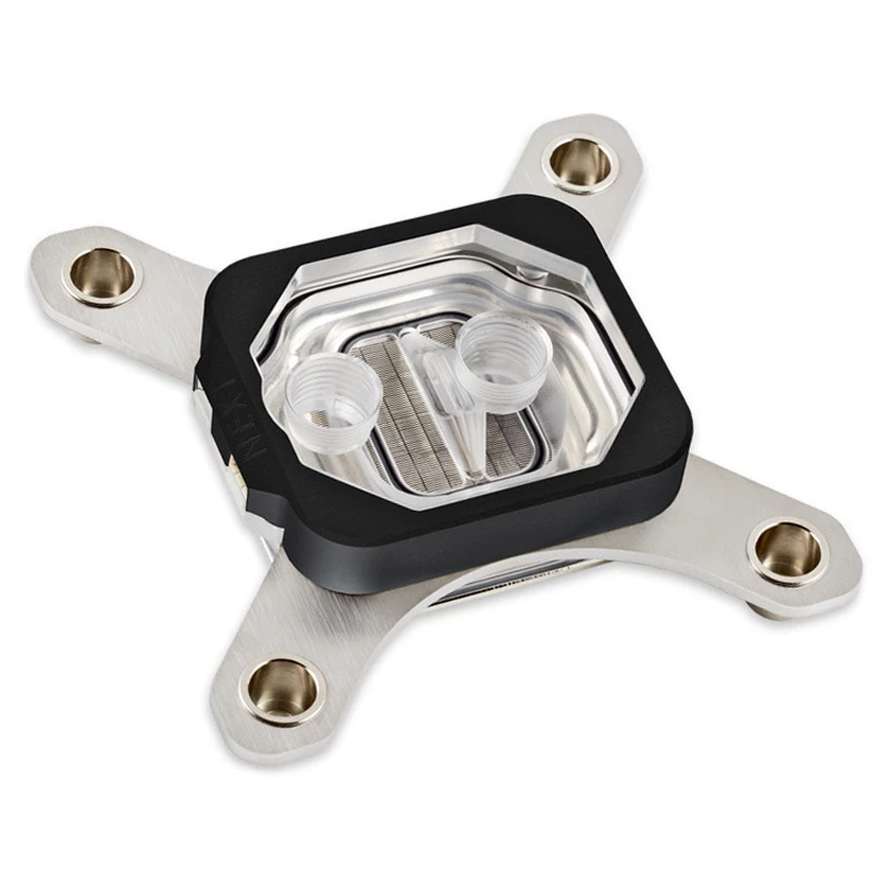 Water block Aqua-Computer cuplex kryos NEXT RGBpx nero LGA1700 acrilico/.925 argento (21877)