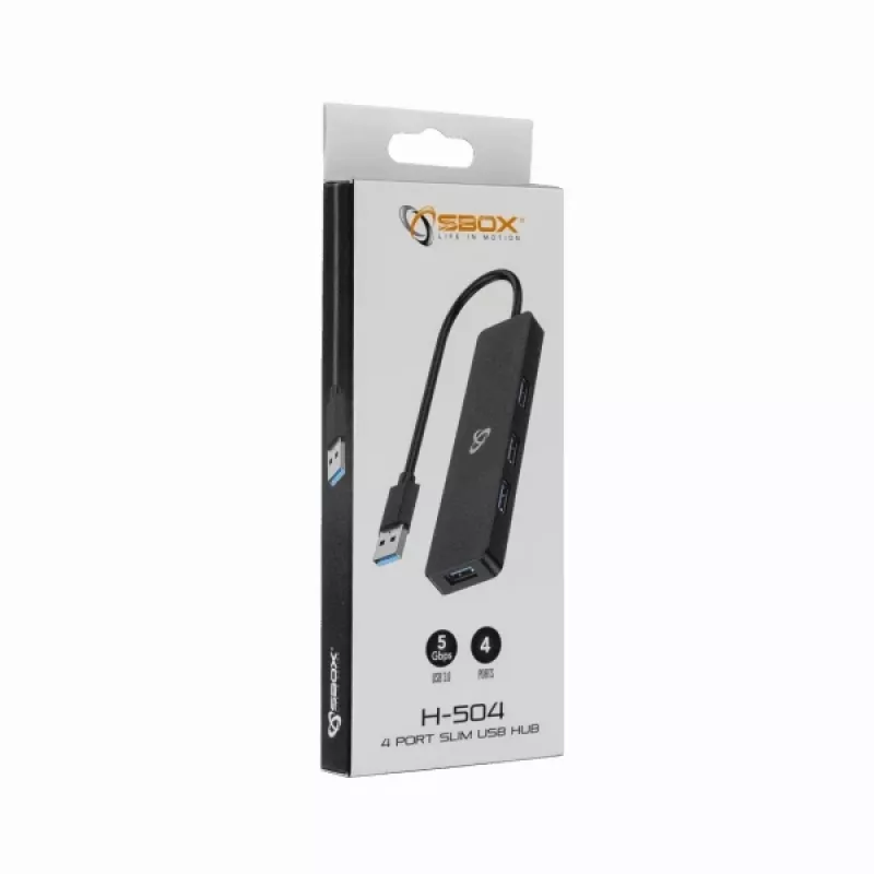 Hub Sbox H-504 USB-3.0 4 porte
