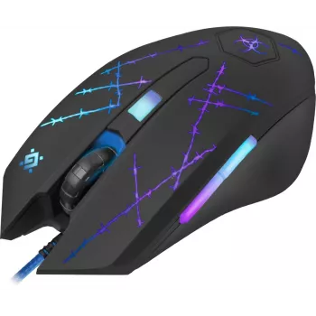 Mouse gaming Defender Forced GM-020L ambidestro USB Type-A ottico 3200 DPI