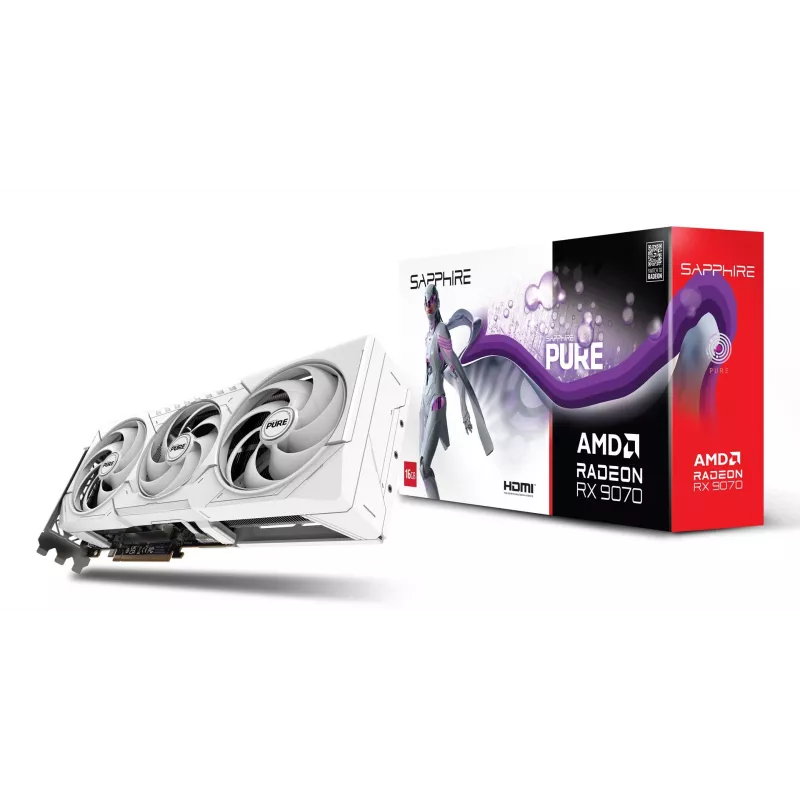 SAPPHIRE Radeon RX 9070 16GB GDDR6 scheda grafica