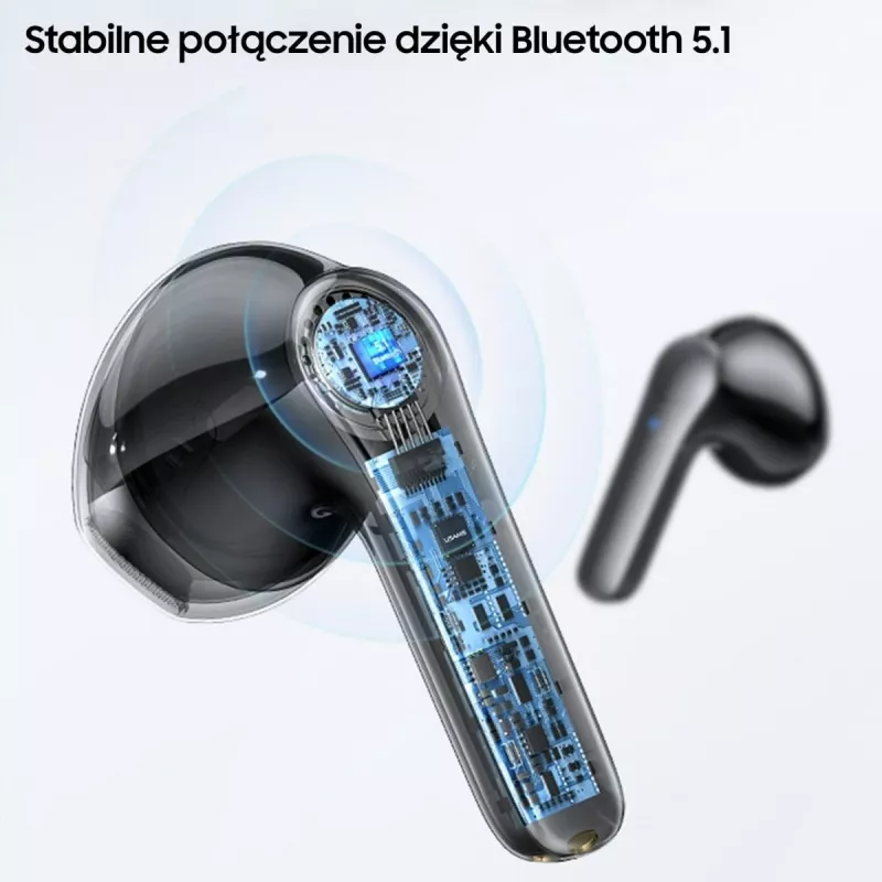 Cuffie USAMS TWSXH Series Dual Mic Wireless blu/blu BHUXH03
