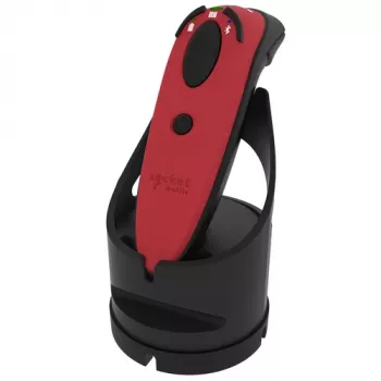Durascan D720 lettore lineare di codici a barre e QR code rosso + base di ricarica