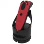 Durascan D720 lettore lineare di codici a barre e QR code rosso + base di ricarica