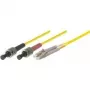 Tecline exertis Connect - Cavo patch - ST monomodale (M) su LC monomodale (M) - 3 m - fibra ottica - 9/125 micrometri - OS2 - giallo (39989403)