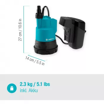 Gardena 14600-20 attrezzo da giardino 2.000 L nero