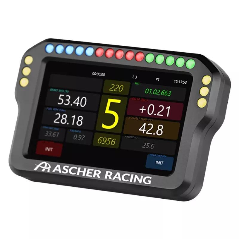 Dashboard per volante Ascher Racing 4