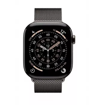 Apple Watch Series 11 GPS + Cellular 46mm cassa in titanio Slate con cinturino Milanese Slate M/L