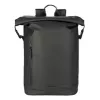 Tucano Rollo BKROL15-BK zaino per laptop da 15,6 pollici / MacBook Pro da 16 pollici (40,6 cm), idrorepellente, nero
