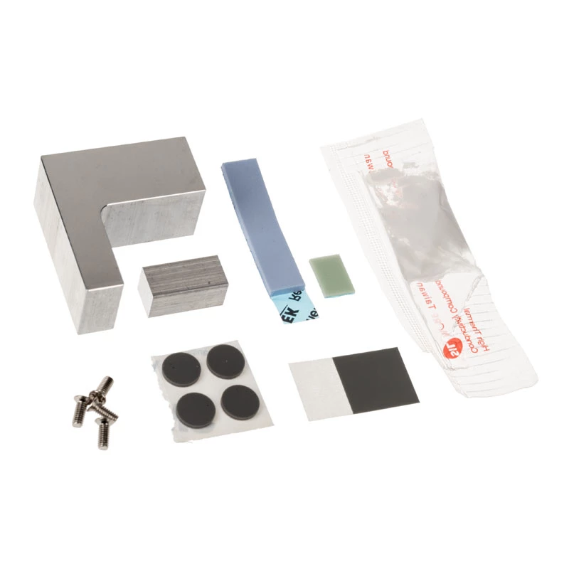 Case in alluminio Akasa per Raspberry Pi 4B con kit termico - argento (A-RA09-M1S)