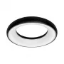 Synergy 21 Plafoniera LED rotonda Donut nw nero 35W