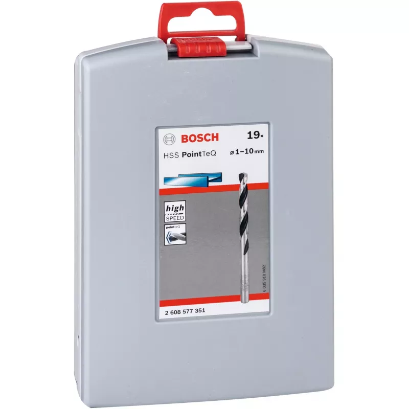 Set di punte elicoidali Bosch HSS PointTeQ