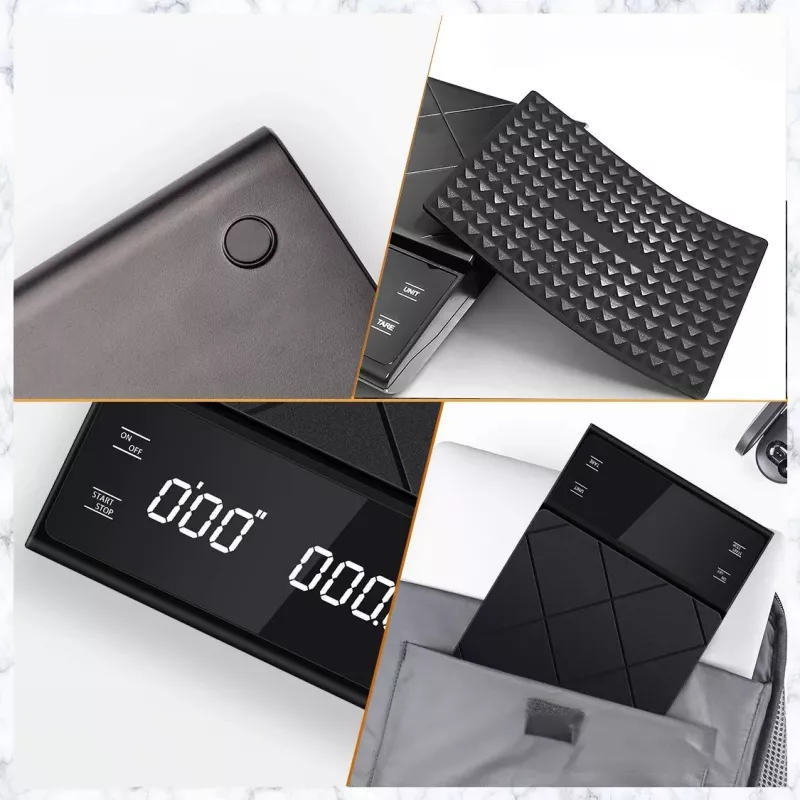 Bilancia da cucina Extralink EX.32266 con display LCD – bilancia per caffè, compatta per uso domestico
