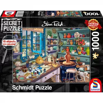 Steve Read: Secret Puzzles - Atelier dell'artista (1000 pezzi)