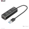 Hub USB CLUB3D USB 3.2 Gen1 Type-A con 3 porte e Gigabit Ethernet