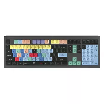 Logickeyboard LKB-CBASE-A2M-UK Tastiera Universale USB QWERTY UK-Inglese Nero