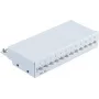 Patch panel 1U ShiverPeaks BS75077 RJ-45 Cat6a grigio metallo