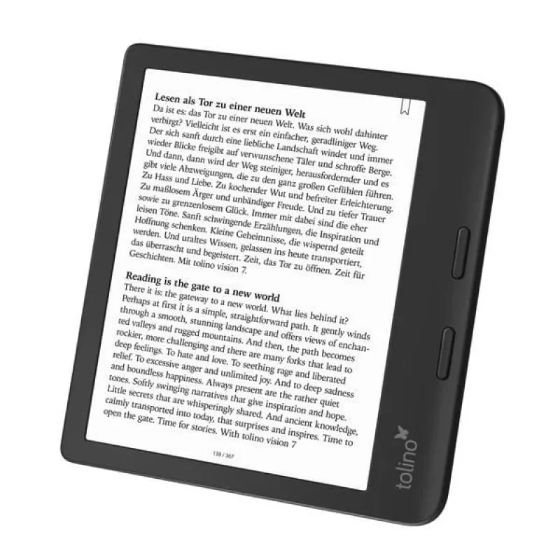 Tolino E-book reader touchscreen Wi-Fi nero