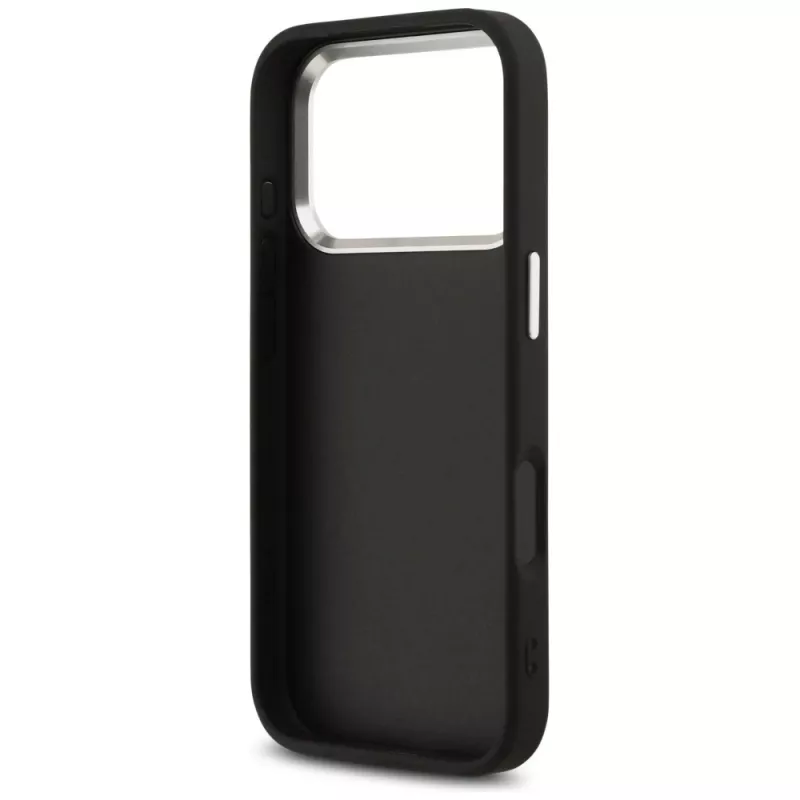 GUESS | Hardcase 4G | Back cover | iPhone 17 Pro Max | Apple | pelle ecologica/PC/plastica/TPU | nero