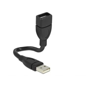 Cavo USB DeLOCK 15 cm USB 2.0 USB A nero