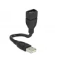 Cavo USB DeLOCK 15 cm USB 2.0 USB A nero