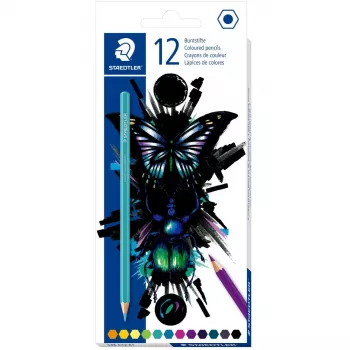 Set di matite colorate Staedtler 146 C12 E1 — multicolore, 12 pz., mina morbida