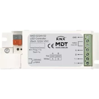 Controller LED MDT AKD-0224V.02 2 canali, per strisce bianche (AKD-0224V.02)