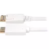 Cavo adattatore Sharkoon DisplayPort 1.2 > HDMI 4K bianco 3 metri