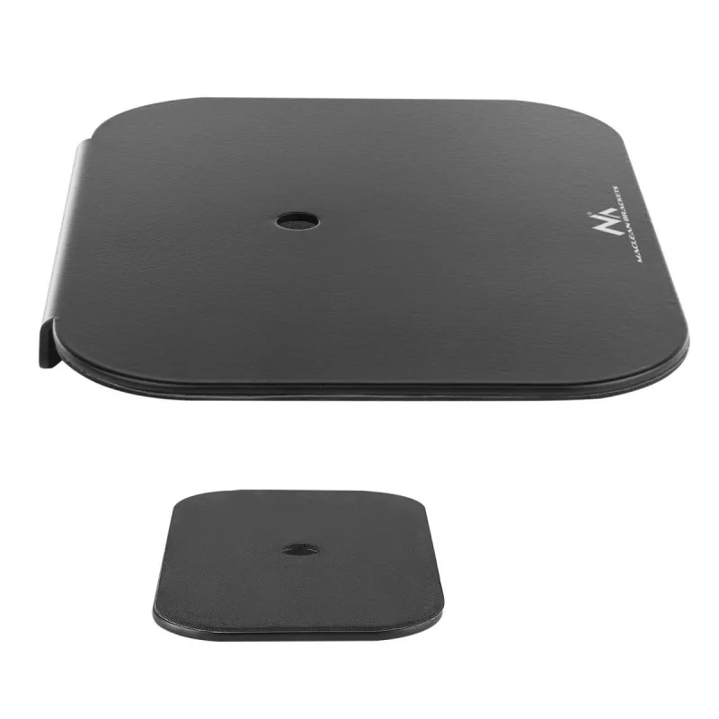 Maclean MC-929 piastra di rinforzo per piano scrivania per supporti da scrivania per monitor, nero