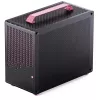 Jonsplus MATX Handle Case Z20 nero-rosa – case Mini/Micro/Flex-ATX con maniglia