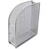 Portadocumenti verticale FORPUS FO30559, lamiera forata, altezza 7 cm, argento