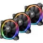 Thermaltake Riing 12 LED RGB Sync Edition CL-F071-PL12SW-A ventola per case da 120 mm, 3 pezzi, fino a 1500 giri/min, nero