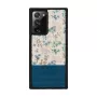 Custodia per cellulare man and wood per Samsung Galaxy Note 20 Ultra — fiore blu su nero