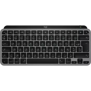 Logitech Master Series MX Keys Mini for Mac – Tastiera – compatta – retroilluminata – wireless – Bluetooth LE – AZERTY – francese – grigio spazio (920-012646)