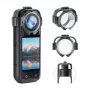 Copriobiettivi Puluz PU750T per Insta360 X5 – set di coperture protettive snap-on