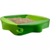 Sabbiera Simba-Dickie BIG 800056733, plastica, 1380×1380 mm, panche integrate, verde