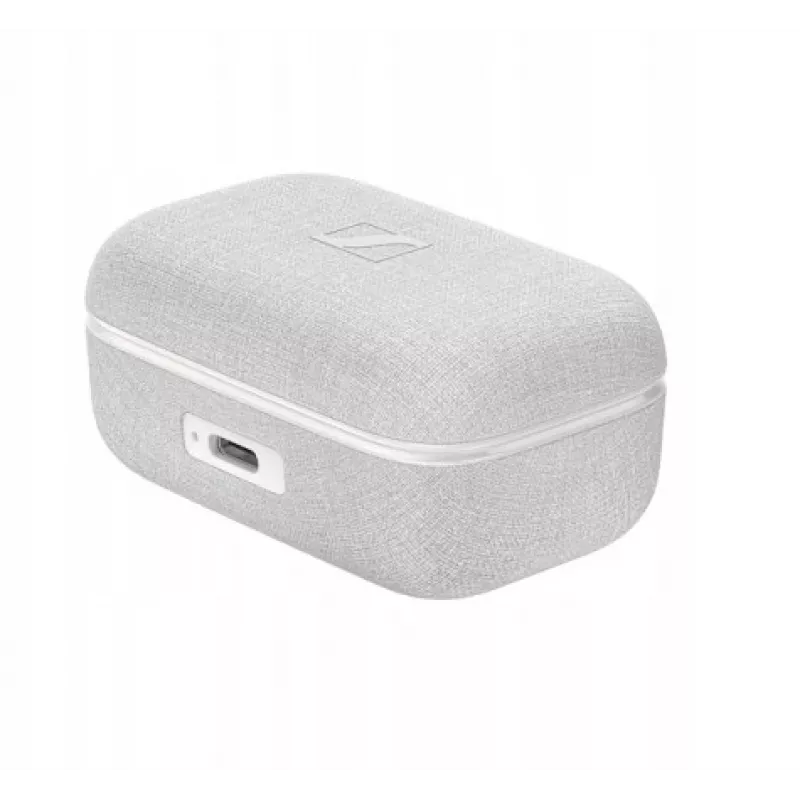 Auricolari sportivi wireless Bluetooth con cancellazione del rumore SENNHEISER Momentum MTW4 - bianco e argento