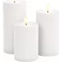 Goobay set da 3 candele LED da esterno (64786)