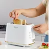 Tostapane Taurus TO800P 2 fette 800 W bianco con comandi a pulsante e manopola