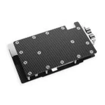 Backplate Alphacool 10261 alluminio cromo rame nero 95,7 mm