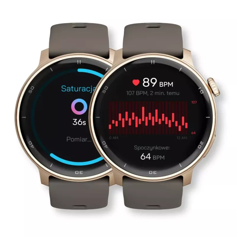Smartwatch Stelio STSWA101GD Activ GPS 46 mm oro — smartwatch GPS da 46 mm, cassa dorata