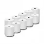 Qoltec 51892 rotolo termico 80 x 80 | 55 g/m² | 10 pezzi | senza BPA