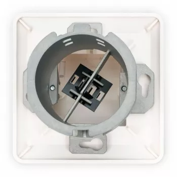 Presa a muro in fibra ottica FTTH da incasso Digitus DN-93201 adattatore SC/LC 86x30x86mm