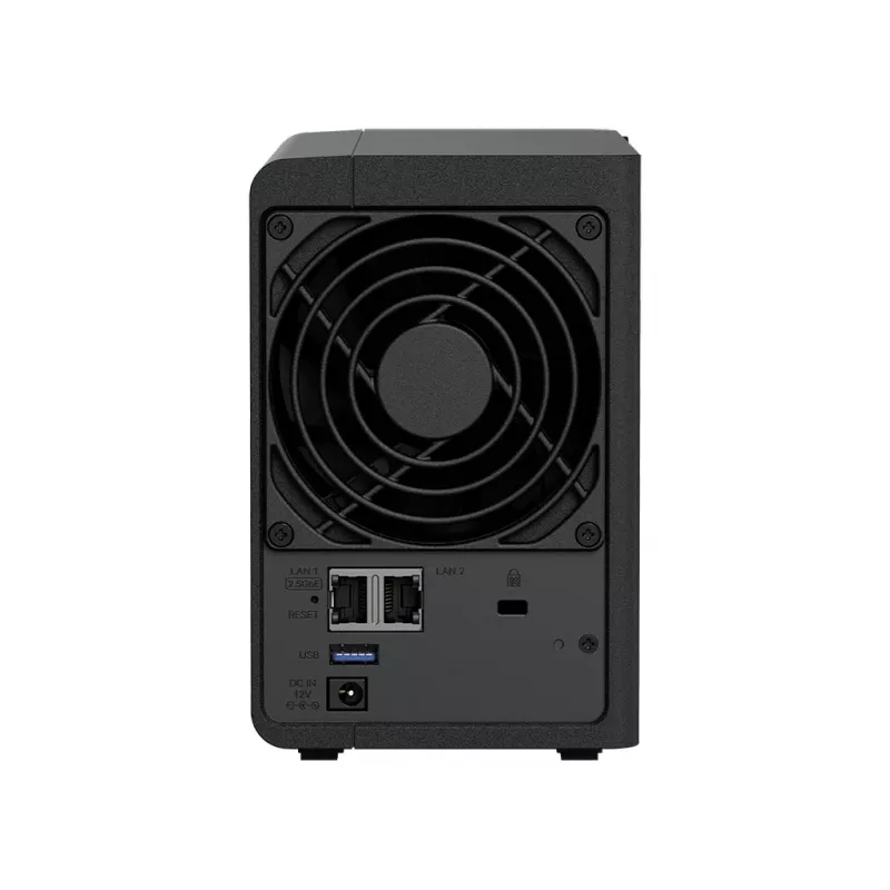 Synology DS225+ 2 Bay NAS Desktop Intel® Celeron® J4125 2 GB DDR4 Synology DSM nero – solo Synology HDD