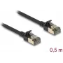 Cavo di rete DeLOCK RJ45 Cat.8.1 0,5 m nero
