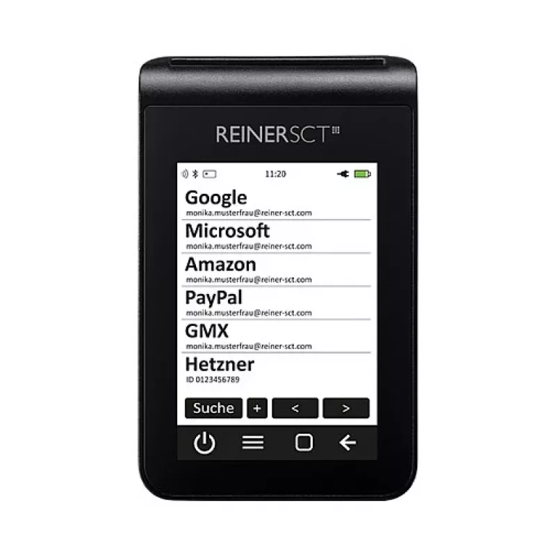 ReinerSCT tanJack deluxe Lettore di schede generatore TAN, nero, USB Type-C