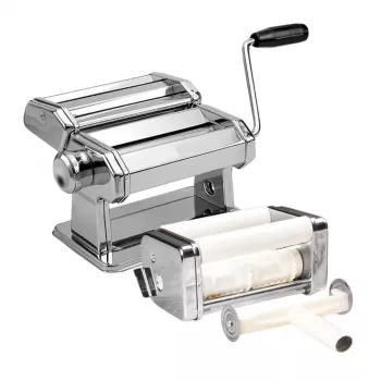 Macchina per pasta manuale Maestro MR1679R — acciaio inox, accessorio per ravioli, taglio 6 mm