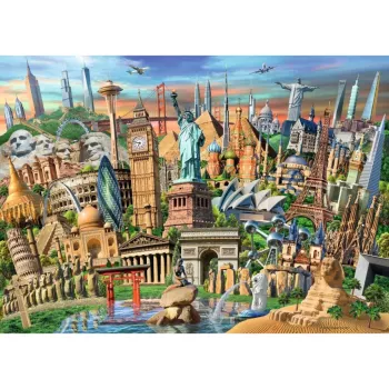 Puzzle Monumenti del mondo (1000 pezzi)