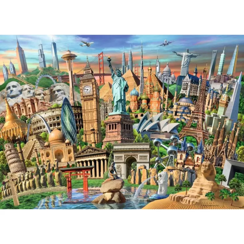 Puzzle Monumenti del mondo (1000 pezzi)
