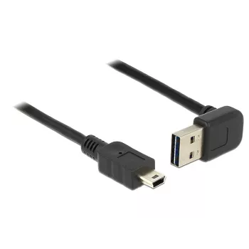Cavo USB DeLOCK 1 m USB 2.0-A a Mini-USB B nero